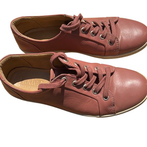 Hotter “Brooke” Leather Comfort Sneakers Trainers | Pink Size 7.5 | EU 38.5 - Picture 5 of 9